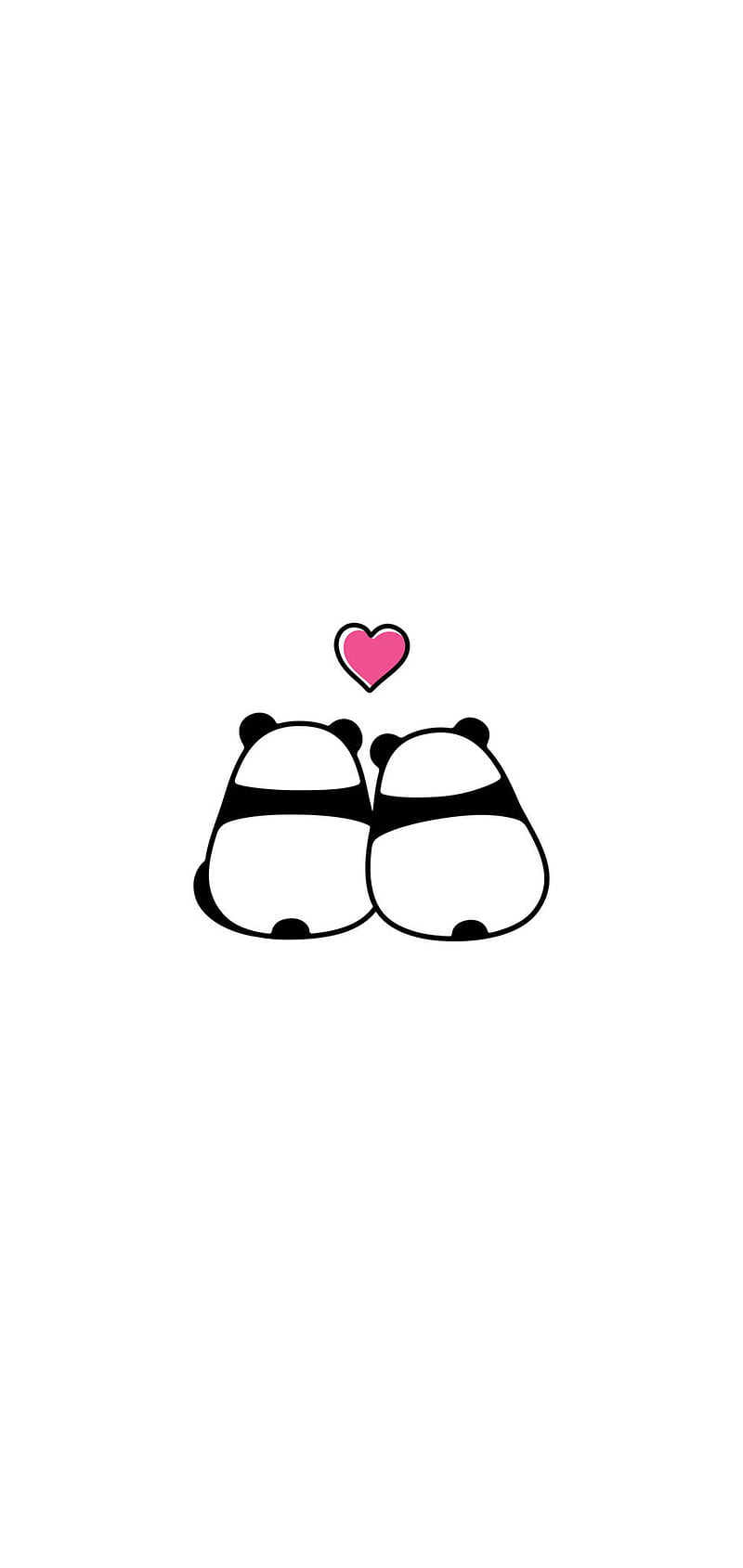 Panda Love, heart, hugs, love panda, panda, HD phone wallpaper ...