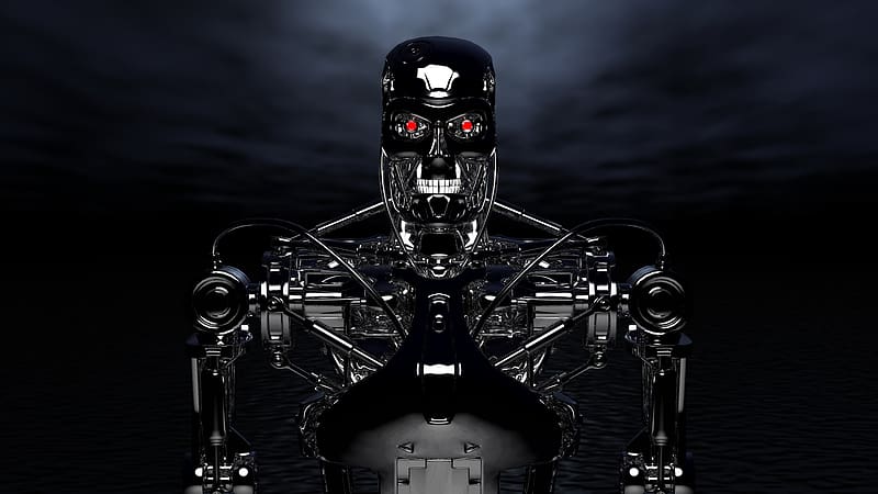 Terminator, the terminator, T101, T800, cyborg, robot, HD wallpaper