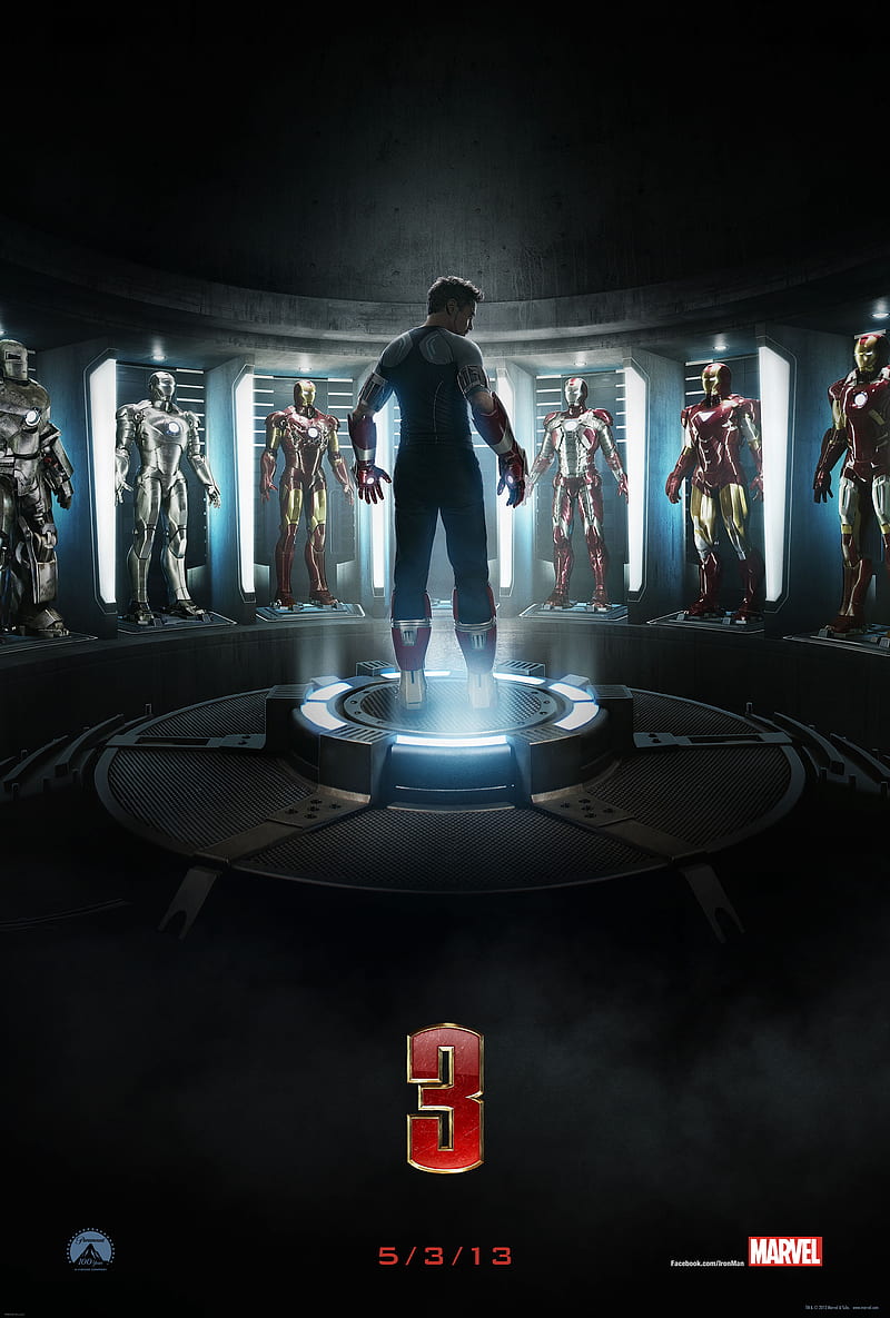 iron man 3, film, infinity, iron man, marvel, movie, stark, guerra, HD phone wallpaper