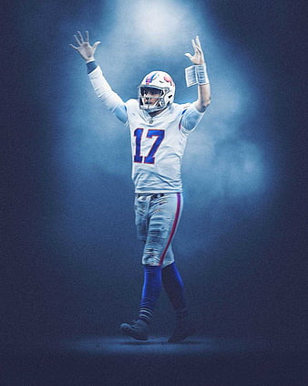 Here is a Josh Allen wallpaper I made of one of my favorite celebrations of  his. I hope everyone loves it as much as I do GO BILLS!!! 🔴⚪️🔵 :  r/buffalobills