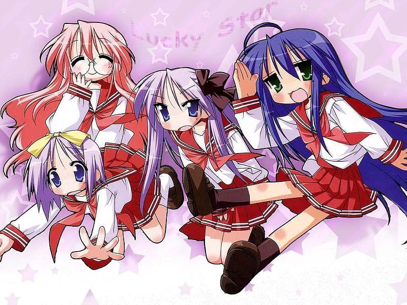 39 August 31 2015  Lucky Star Anime Logo  500x281 PNG Download  PNGkit