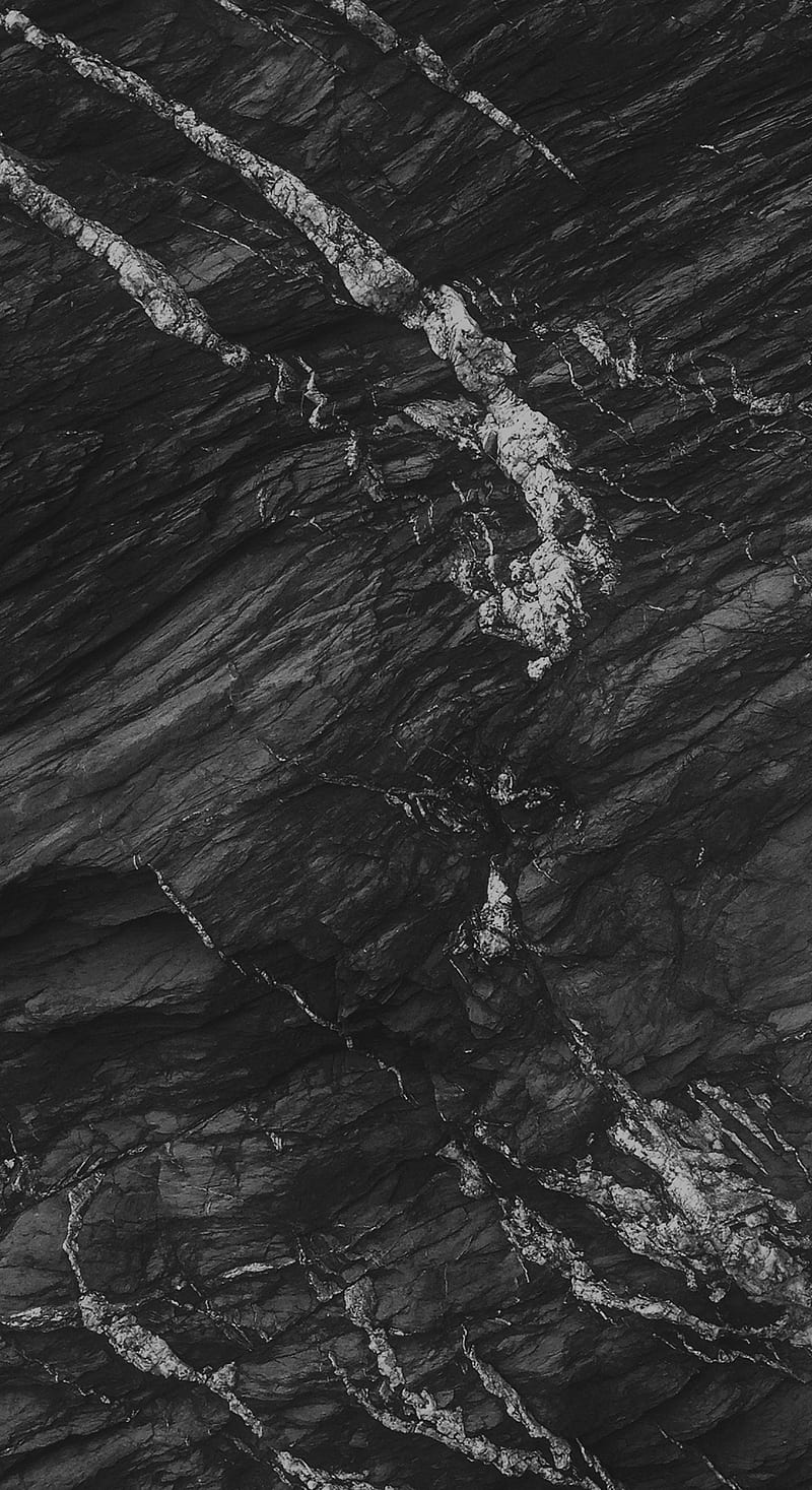 texture, monochrome, black, rock formation, rock, HD phone wallpaper