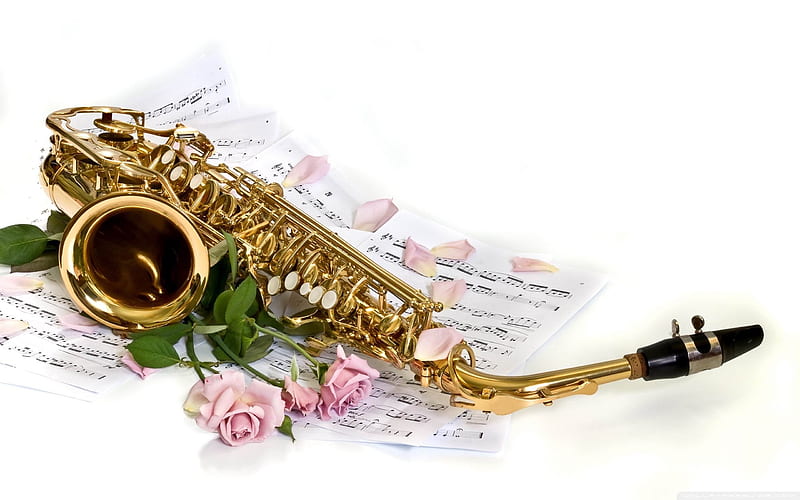 saxophone-music theme, HD wallpaper