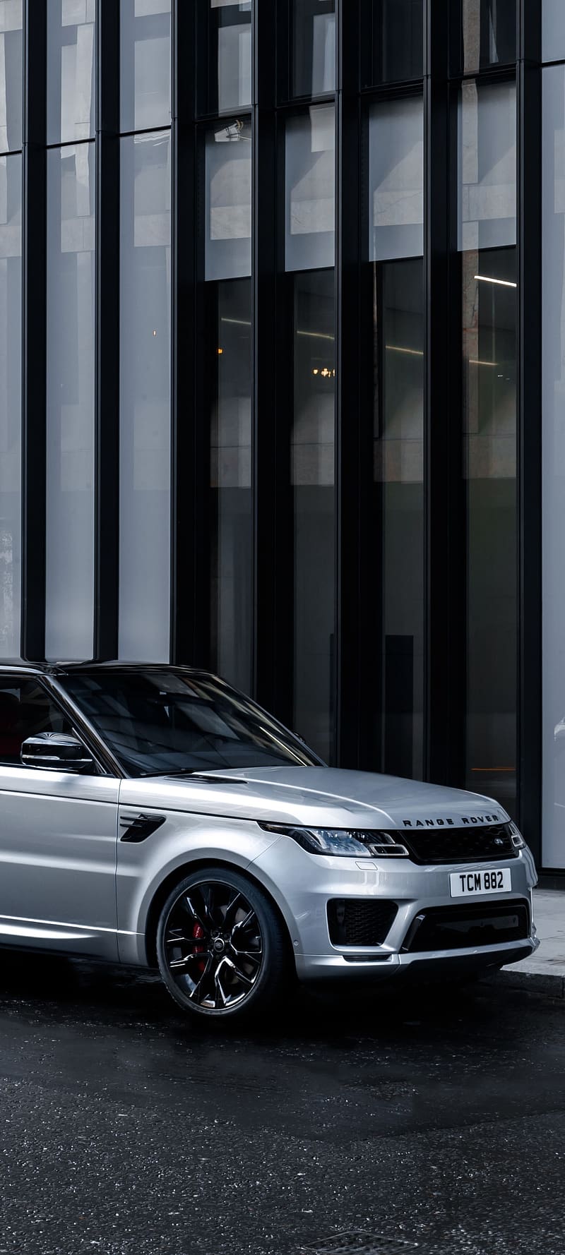 Range Rover, Land Rover, Car, Suv, Vehicles, Silver Car, Range Rover Sport, HD phone wallpaper