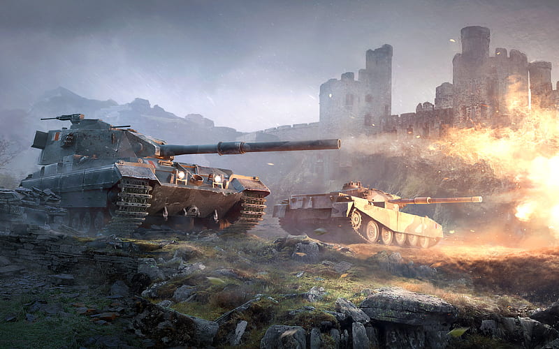 British Tank World OF Tanks, world-of-tanks, xbox-games, games, ps4-games, pc-games, HD wallpaper