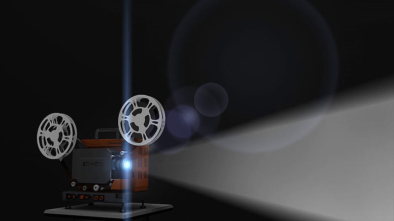 Old Film Projector, Alpha Matte Included. Motion Background 00:16 SBV 300308834 Storyblocks, HD wallpaper