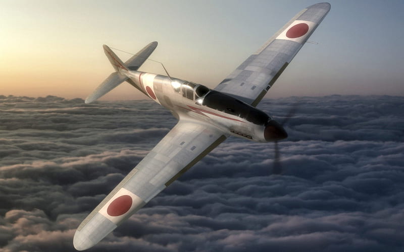 Obra de arte de la segunda guerra mundial ~ kawasaki japonés ki-61, japón,  aviones, Fondo de pantalla HD | Peakpx