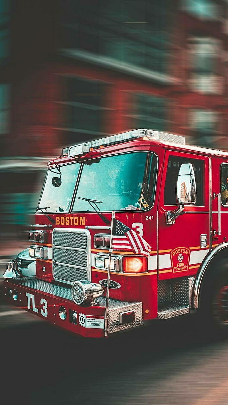 1st Response 929 Boston Emergency Fire Firefighter Fireman Truck Hd Mobile Wallpaper Peakpx