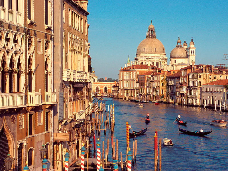 Untitled , grand canal, italia, venezia, venice, italy, HD wallpaper