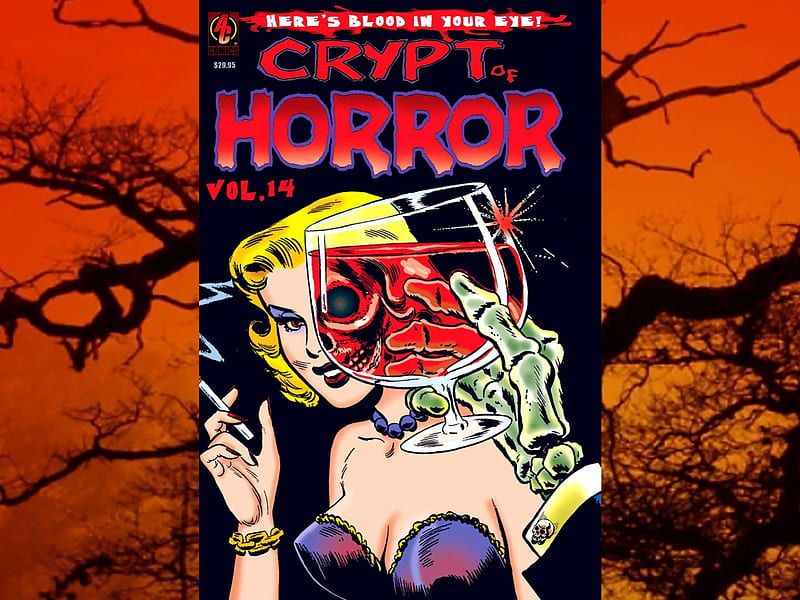 Crypt Of Horror Comic01, classic comics, Crypt Of Horror Comic, horror, halloween, HD wallpaper