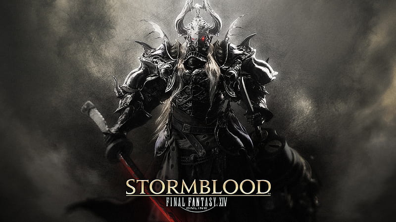 Final Fantasy XIV Stormblood Warrior With Red Sword Final Fantasy XIV Games, HD wallpaper