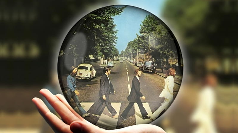 THE BEATLES Abbey Road Bubble, hop, Sky, Album, Music, The Beatles, Green, Bubble, Blue, Sixties, Road, HD wallpaper