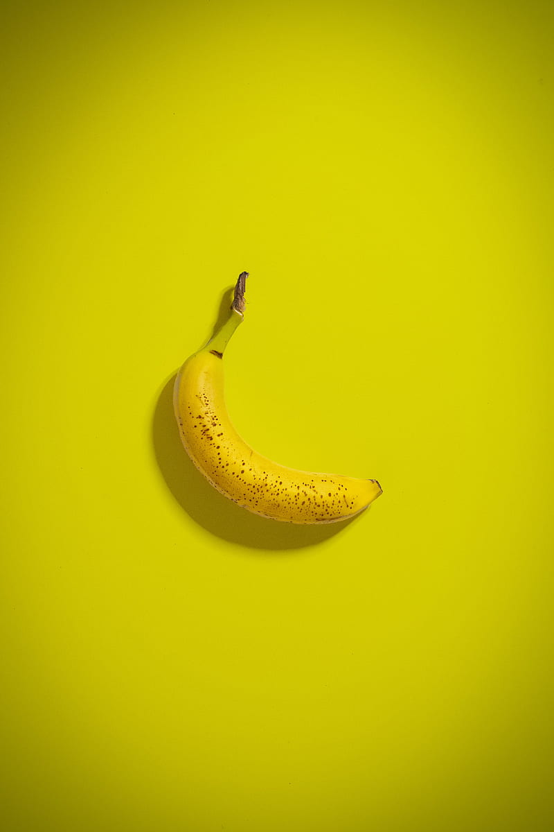 banana, fruit, tropical, yellow, HD phone wallpaper