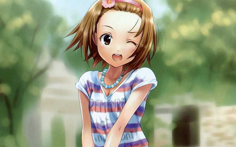 summer tainaka ritsu-Anime, HD wallpaper