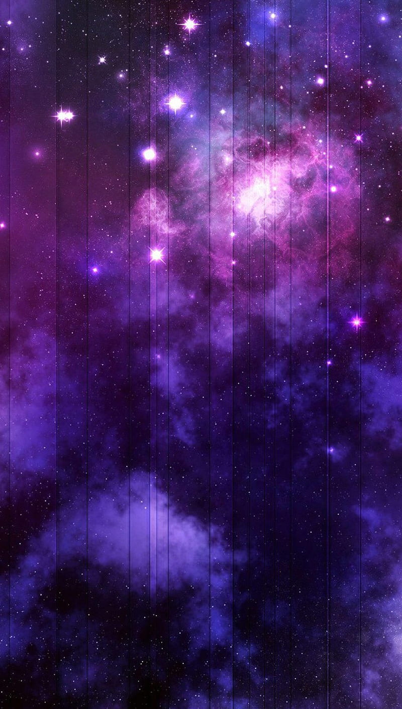 stiped nebula, galaxy, nebula, space, stiped, violet, HD phone wallpaper