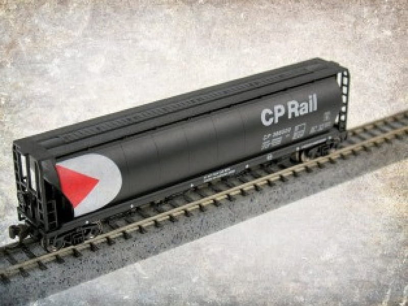 4 bay cylindrical hopper CP Rail collectible toy, railroad, train car, train, hobby, HD wallpaper