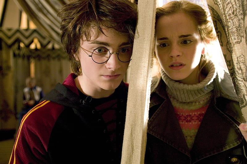 Harry Potter, Emma Watson, Daniel Radcliffe, Movie, Hermione Granger, Harry Potter And The Goblet Of Fire, HD wallpaper