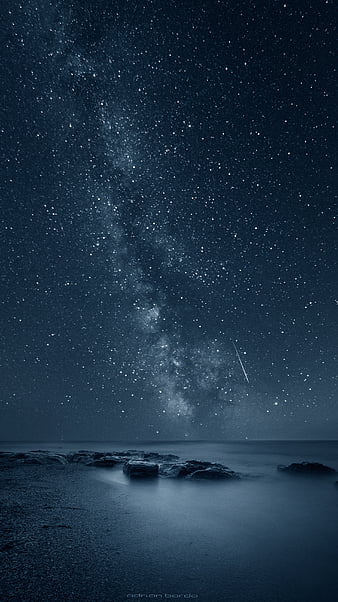 Ios 8, Apple, Mountain, Night, Sky, Snow, Star, Hd Phone Wallpaper | Peakpx