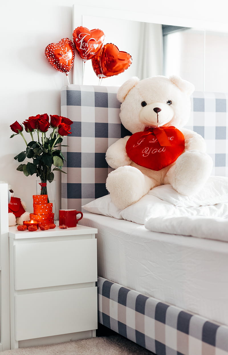 Anniversary Gifts, balloons, birtay, celebration, christmas, teddy, valentines day, wishes, HD phone wallpaper