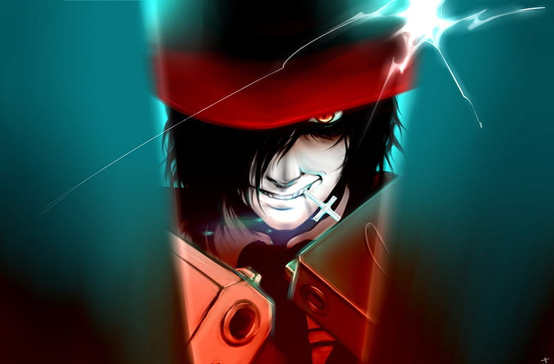 Wallpaper gun, vampire, Hellsing, characters for mobile and desktop,  section сёнэн, resolution 1920x1492 - download