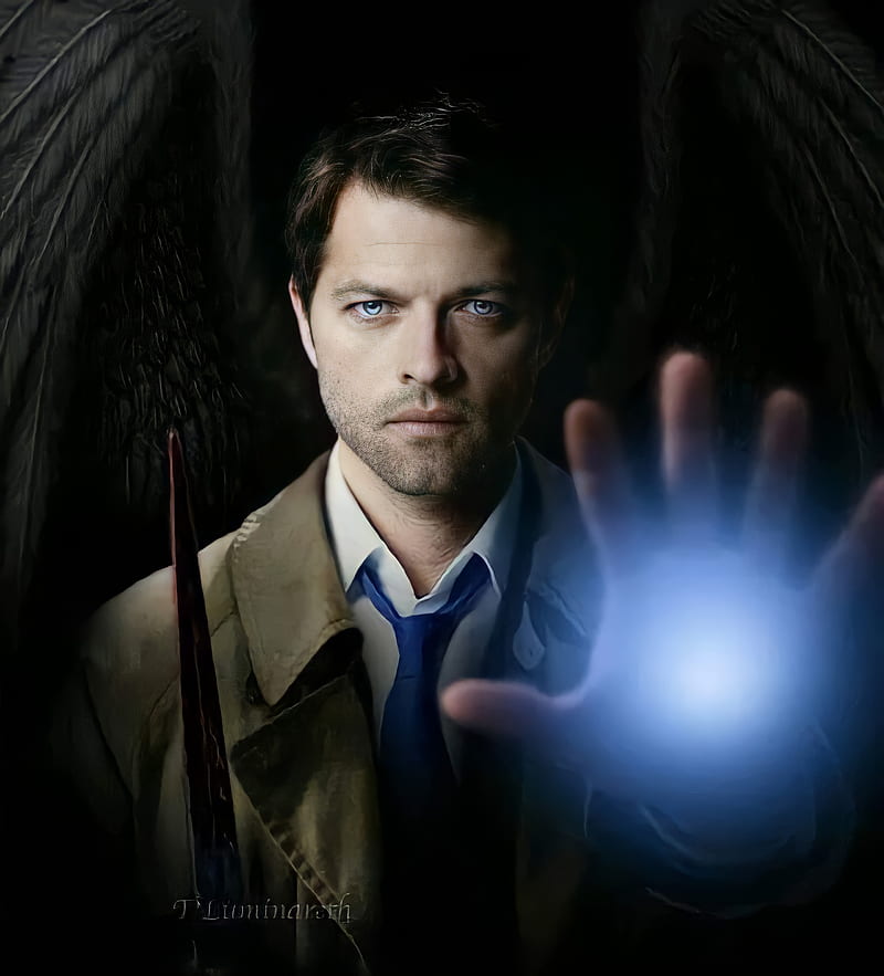 Castiel, anjos, supernatural, HD phone wallpaper