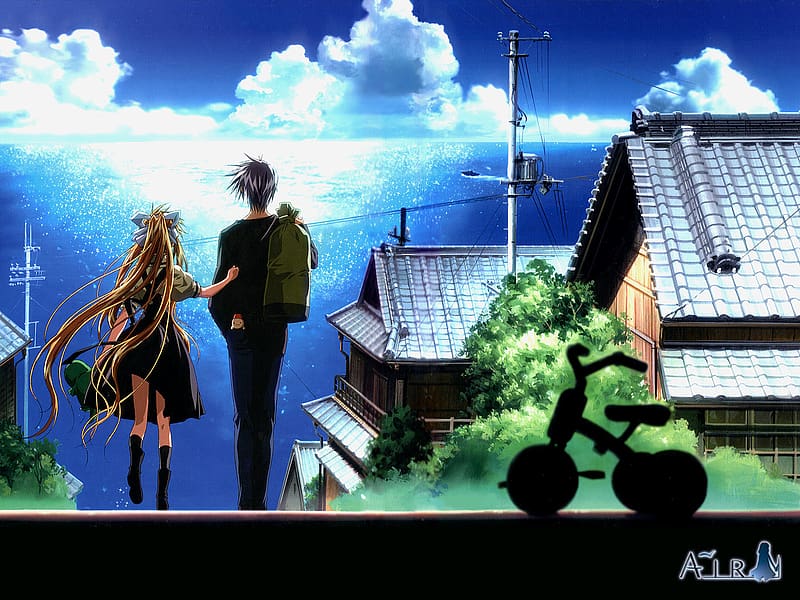 Anime, Air, Misuzu Kamio, Yukito Kunisaki, HD wallpaper
