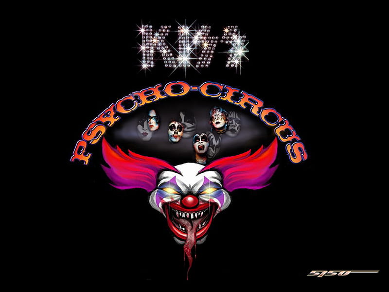 Psycho Circus, circus, rock, tour, music, band, kiss, psycho, HD wallpaper