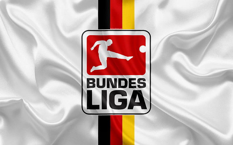 Bundesliga logo, emblem, football, Germany, German football championship, Flag of Germany, HD wallpaper