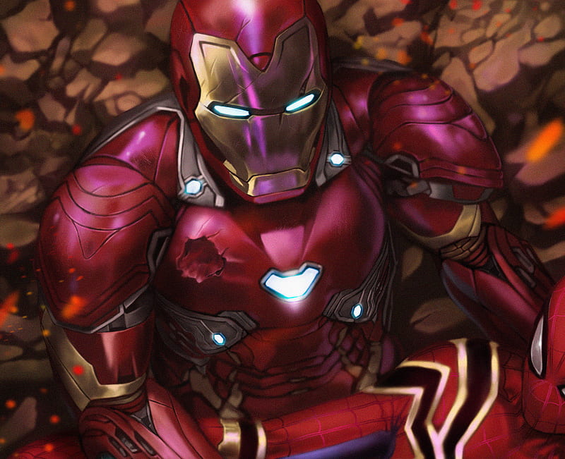 Spiderman Died In Iron Man Arms Artwork, spiderman, iron-man, movies,  artwork, HD wallpaper | Peakpx