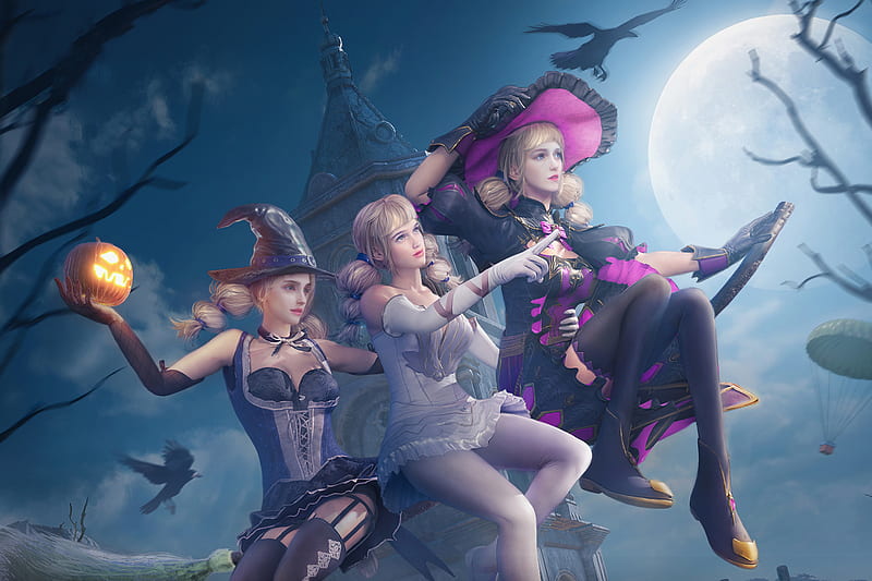 PUBG Halloween Fairy, Enchanter and Enchantress, HD wallpaper