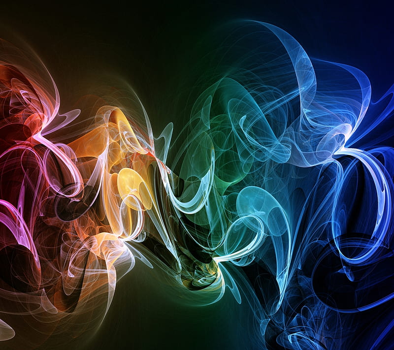 Smoked, color, colour, smoke, steam, HD wallpaper