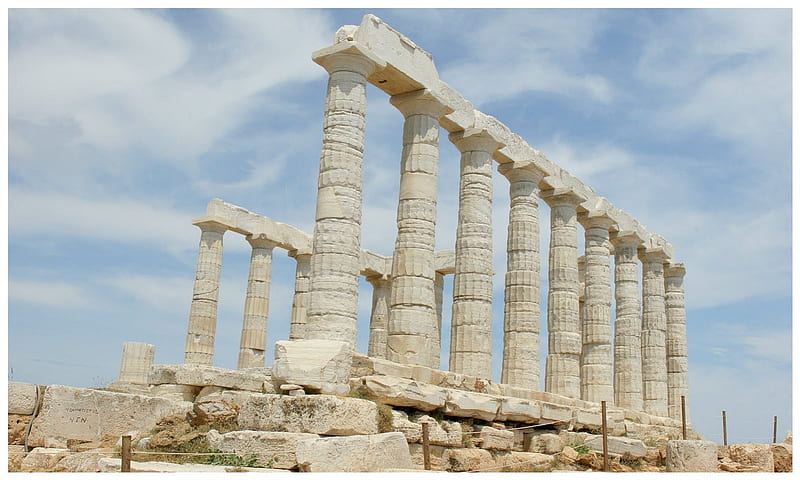 Athens, architecture, Greece, Column, ancient, travel, ruins, Columns, HD wallpaper