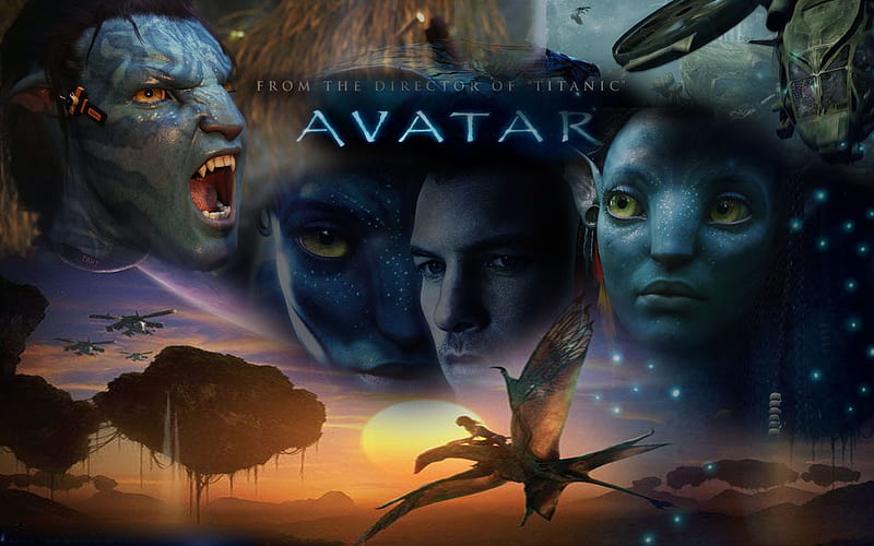 AVATAR, 3d, movie, science fiction, box office, hit, HD wallpaper