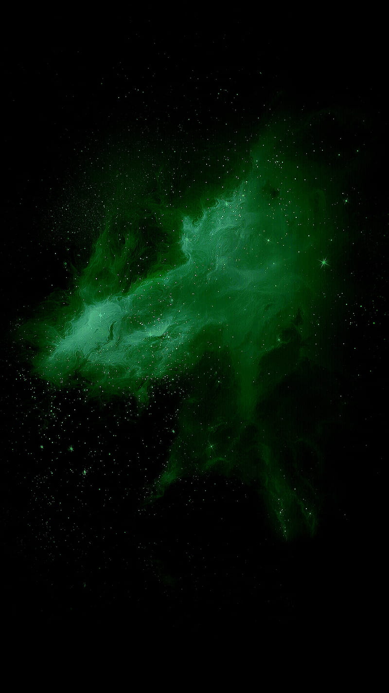 Green dust, explosion, HD phone wallpaper