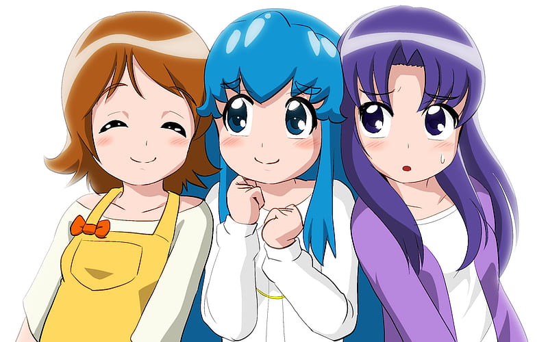 Anime, HappinessCharge PreCure!, Hikawa Iona , Shirayuki Hime , Omori Yuko, HD wallpaper