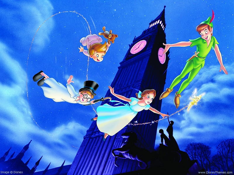 peter pan and wendy iphone wallpaper