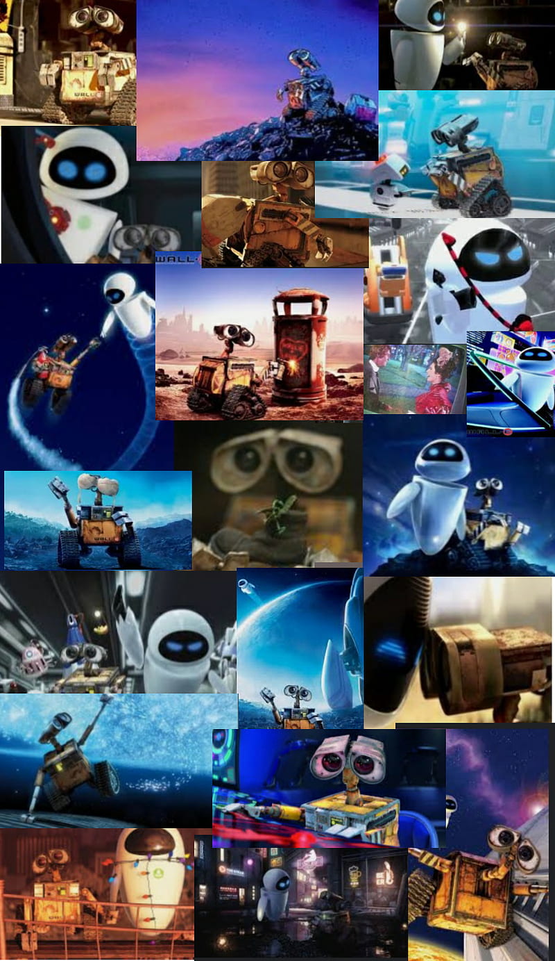 Wall-e, eve, love, HD phone wallpaper