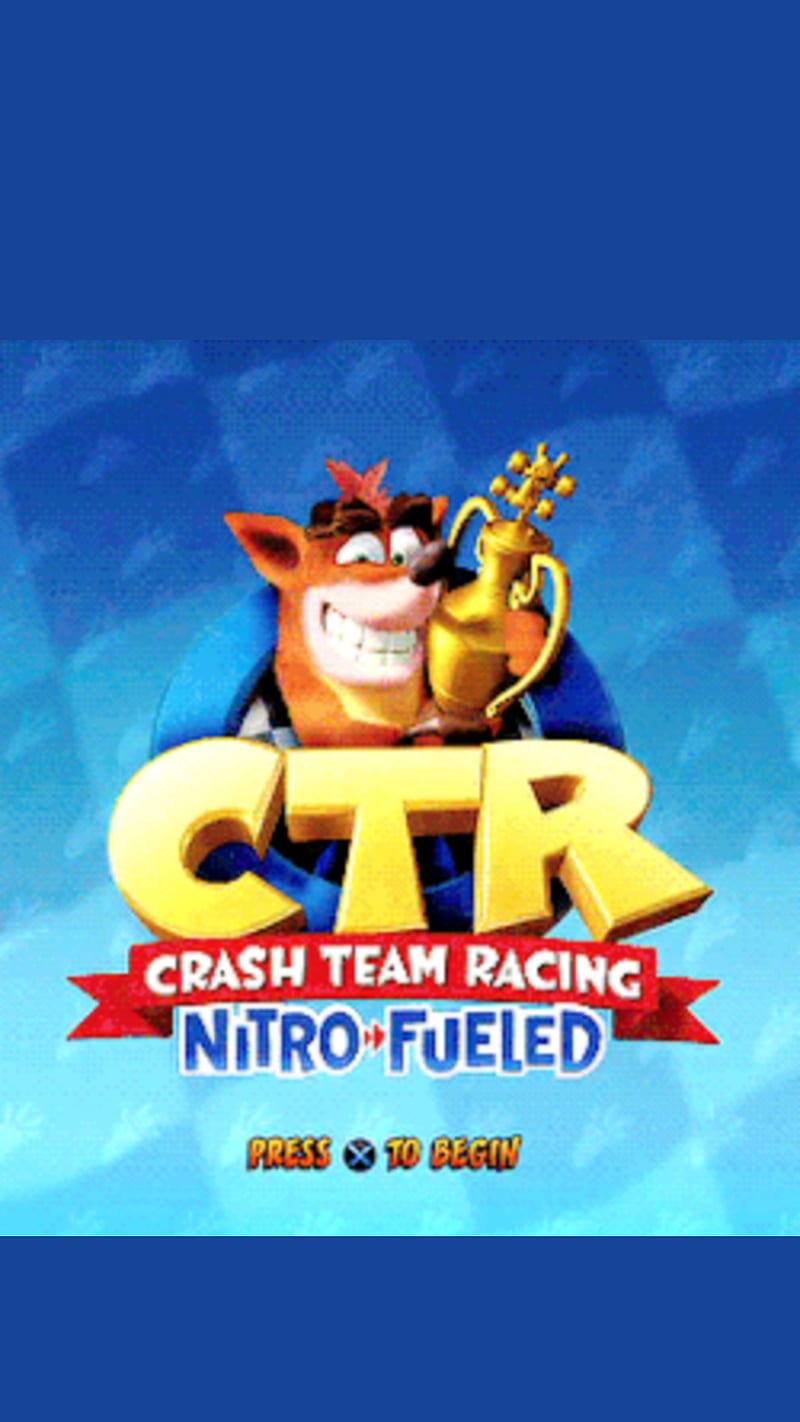 CTR Nitro Fueled, crahs bandicoot, crash, HD phone wallpaper