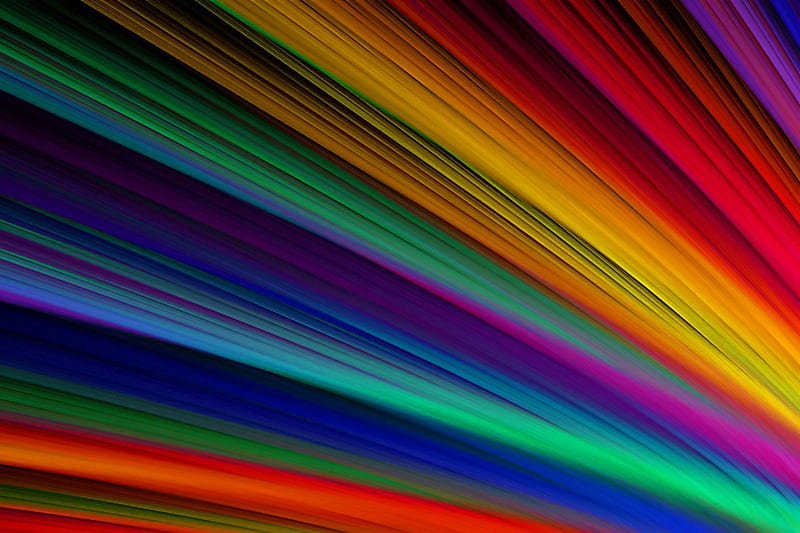 Rainbow Lights, rainbow, shaft, abstract, light, HD wallpaper