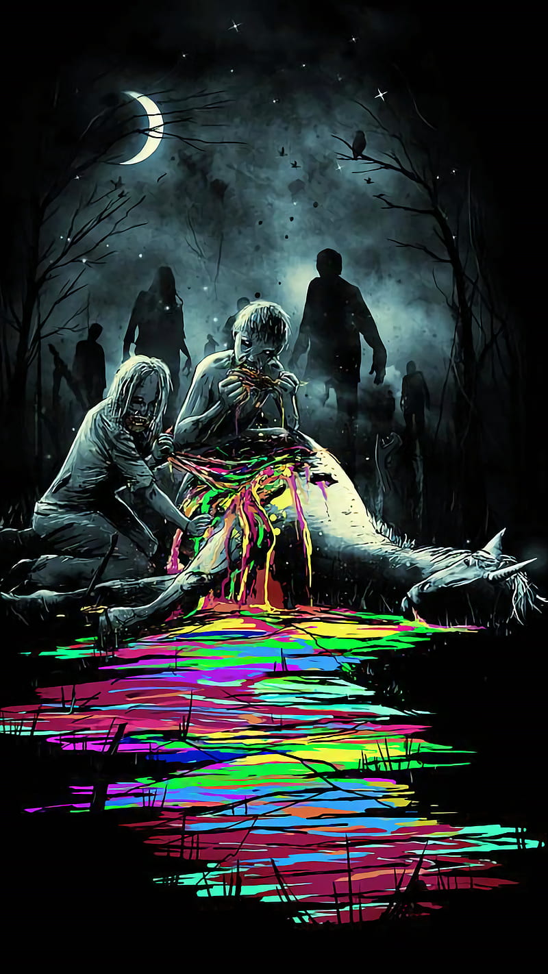 Zombiecorn, increíble, unicornios, zombies, Fondo de pantalla de teléfono  HD | Peakpx