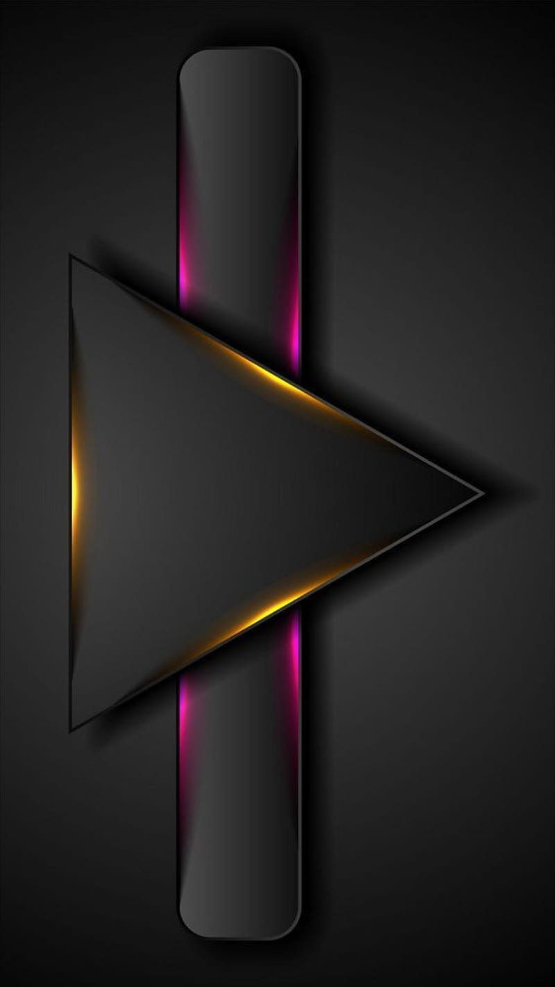 desenho, abstract, black, cool, edge, lines, red, triangle, yellow, HD phone wallpaper