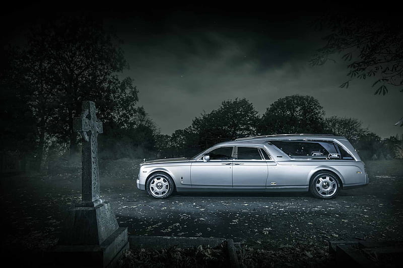 rolls royce phantom hearse, hearse, rolls, royce, phantom, HD wallpaper