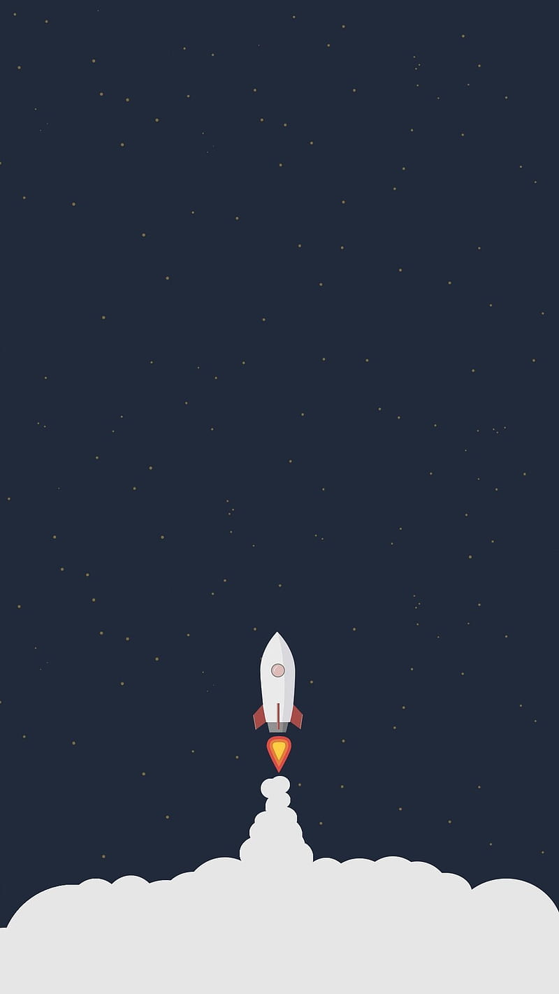 Rocket Liftoff, alone, lonely, rocket-liftoff, rockets, HD phone wallpaper