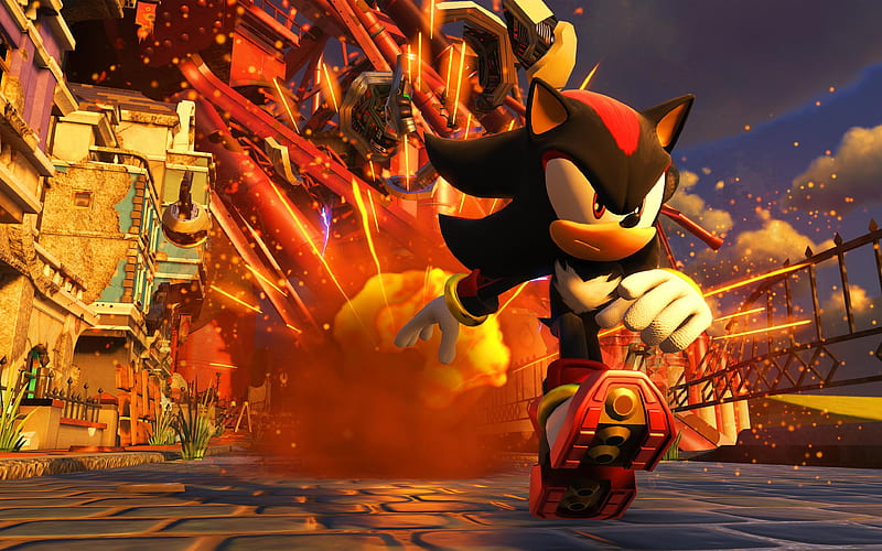 Sonic 2017 games, Sonic the Hedgehog, action-adventure, Sonic Forces, HD wallpaper