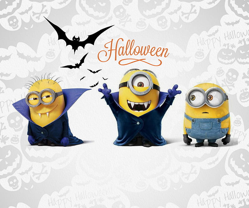 Halloween Minions, halloween, minions, ocassion, HD wallpaper