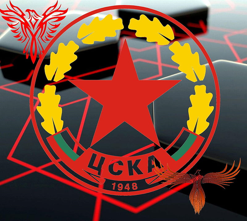 cska eagle phoenix, 681, abstract, bulgaria, logo, sofia, xperia, HD wallpaper