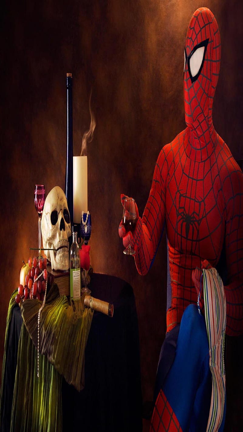 Spiderman y calavera, bonito, lindo, mira, bonito, Fondo de pantalla de  teléfono HD | Peakpx