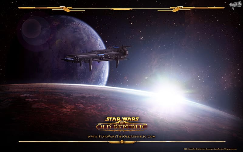Star Wars, Space, Planet, Spaceship, Video Game, Star Wars: The Old Republic, HD wallpaper