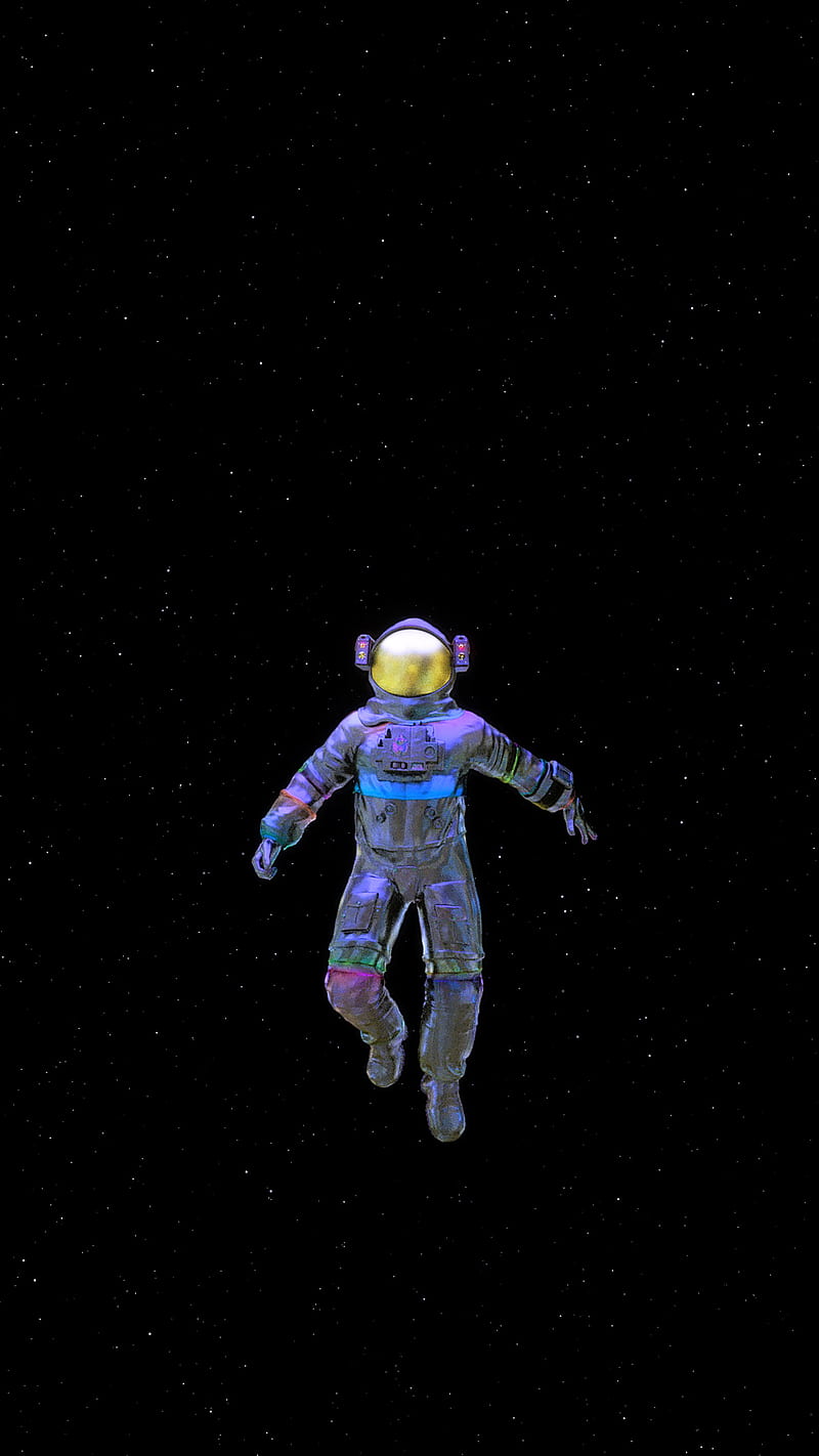 Spaceman, SciFi, astronaut, space, stars, HD phone wallpaper