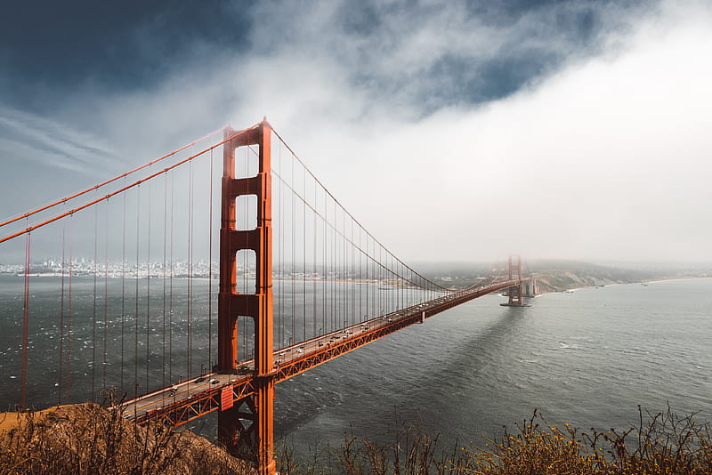 Golden Gate Bridge, golden-gate-bridge, bridge, san-francisco, world, HD wallpaper